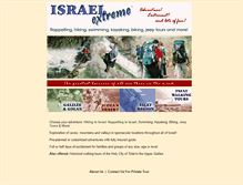 Tablet Screenshot of israelextreme.com